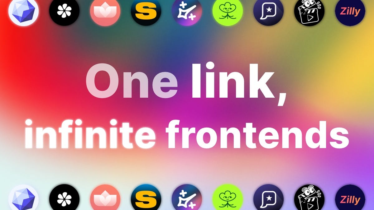 Lens links that open with your preferred frontend