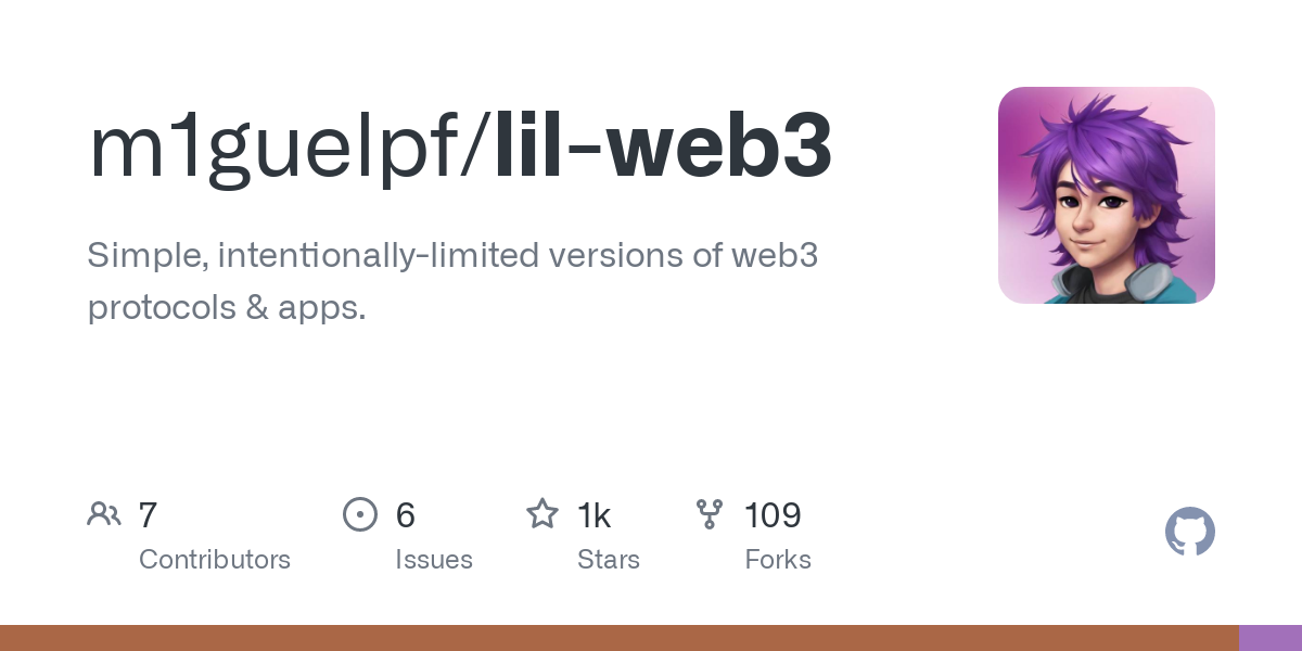 GitHub - m1guelpf/lil-web3: Simple, intentionally-limited versions of web3 protocols & apps.